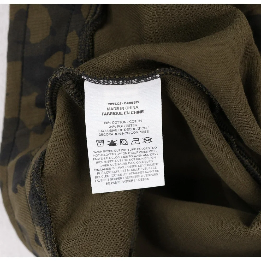 Nike Sportswear Tech Fleece Camo Jogger Pants Mens Large Green CJ5981-222